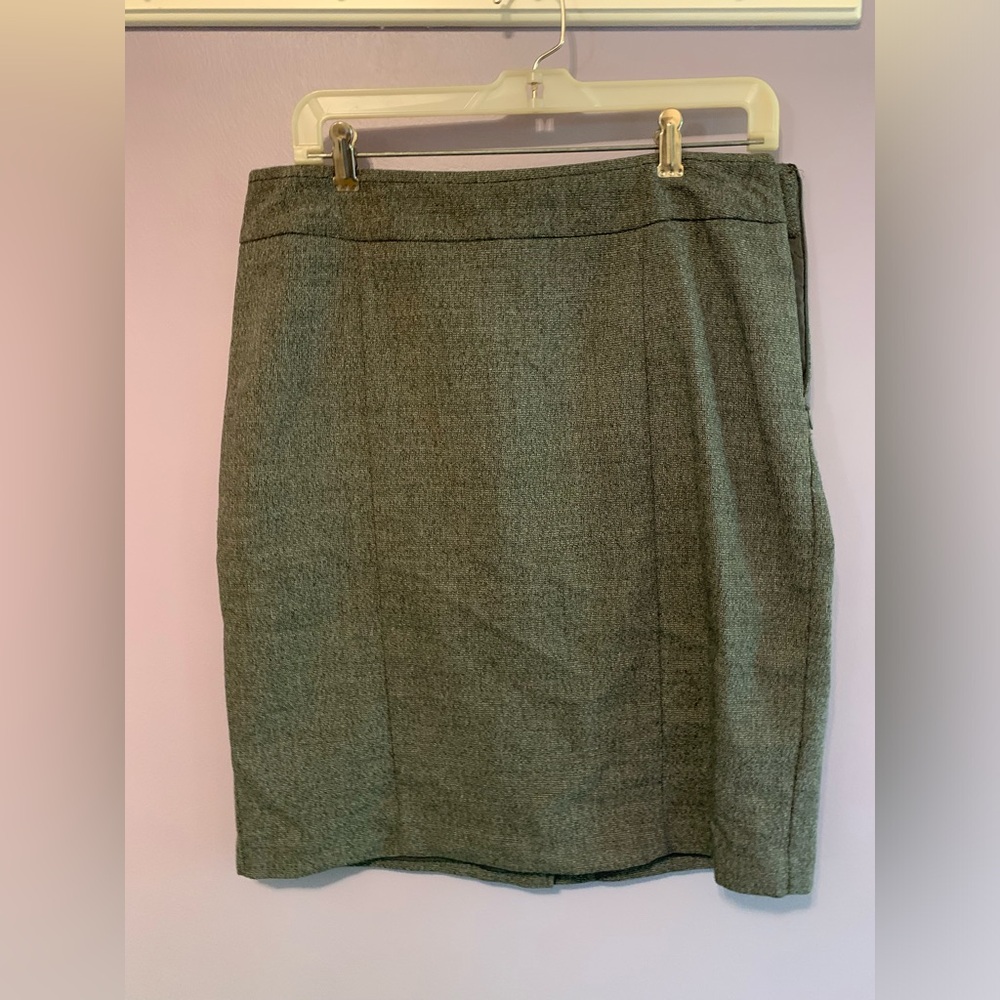 Apt. 9 Charcoal Gray Pencil Skirt Suit Skirt 10